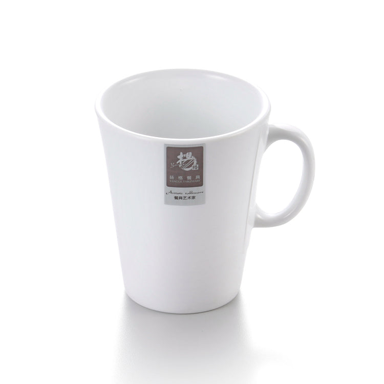 White Single Ear Melamine Milk Cup M11GC