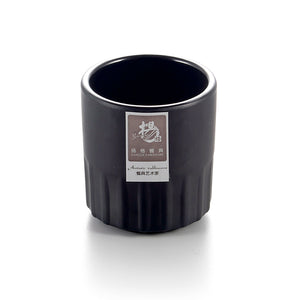 Non Slip Matt Black Mini Melamine Tea Cup 1016MS