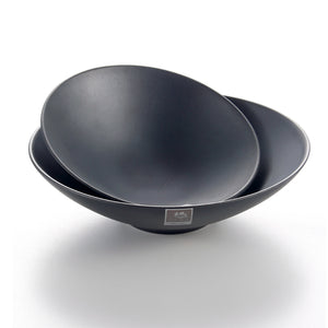 8.5 Inch Black Matte Melamine Dinner Bowls 3285MS