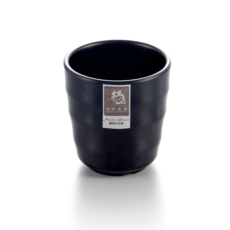 3 Inch Matt Black Restaurant Melamine Sake Cup 75161MS