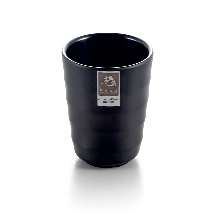 3.8 Inch Matt Black Restaurant Melamine Water Cup 75162MS