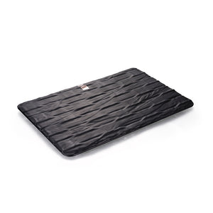 14.1 Inch Black Matte Rectangular Melamine Serving Plate