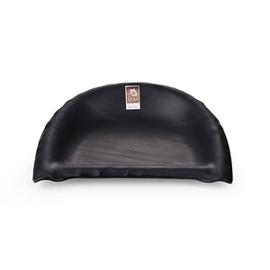 8.3 Inch Black Matte Irregular Melamine Food Plate JM16982MS