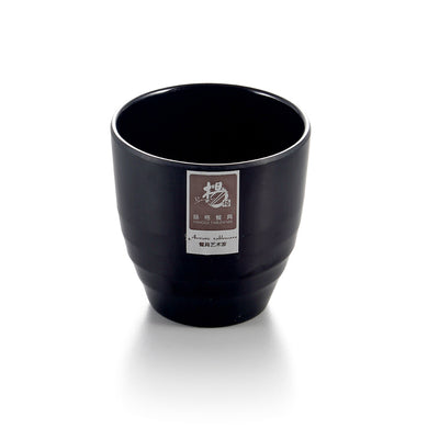 3 Inch Japanese Style Black Melamine Drink Cup JW2024MS