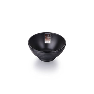 4.8 Inch Matte Black Melamine Non Slip Bowl K28MS