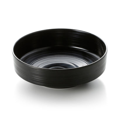 8.5 Inch Matte Black Melamine Wide Mouth Soup Bowl M233110MS