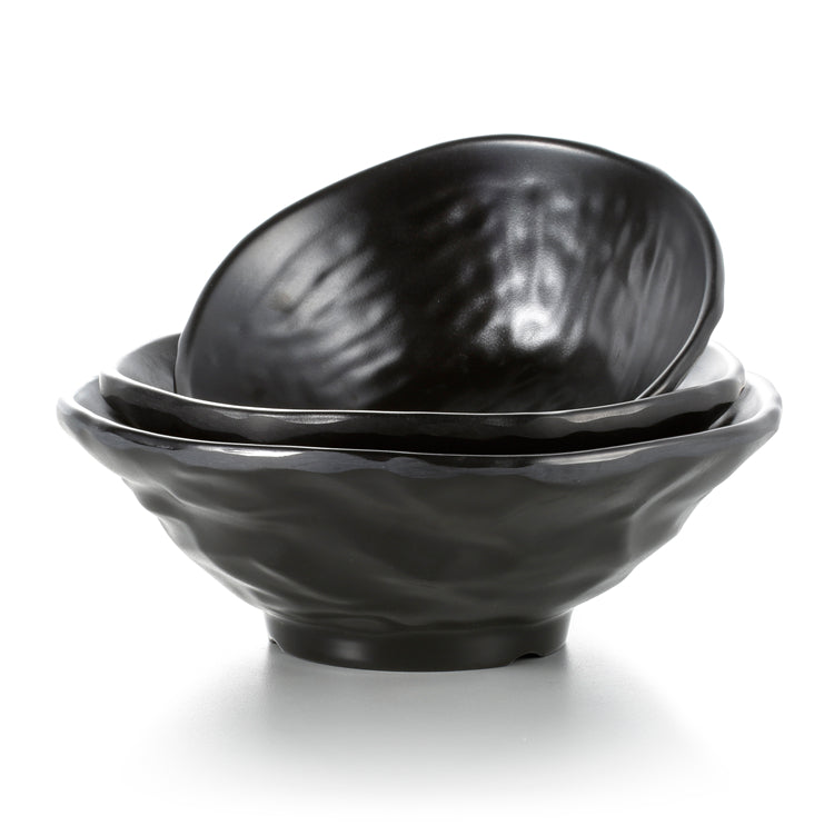 8.5 Inch Matte Black Melamine Ramen Bowls M238481MS