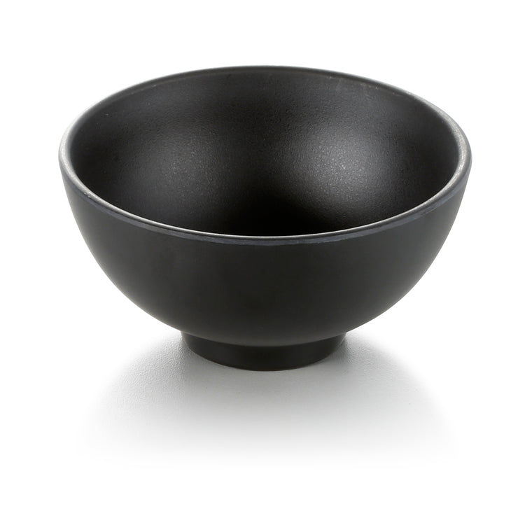 5.5 Inch Matte Black Melamine Round Bowl M248290MS