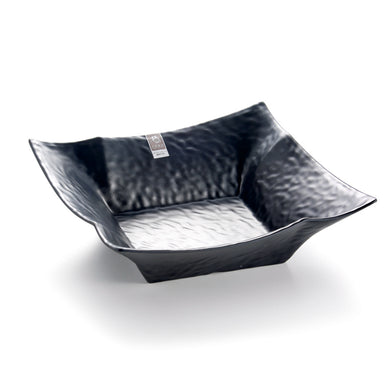 13 Inch Matte Black Melamine Square Bowl M424932MS