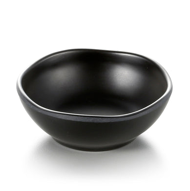 3.5 Inch Matte Black Melamine Small Bowl MSD105MS