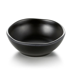 3.5 Inch Matte Black Melamine Small Bowl MSD105MS