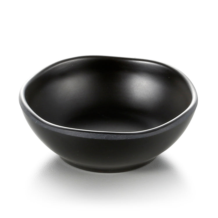 3.5 Inch Matte Black Melamine Small Bowl MSD105MS
