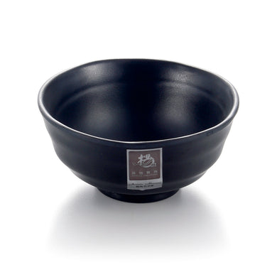 4.5 Inch Matte Black Melamine Thickened Bowl WXB045MS