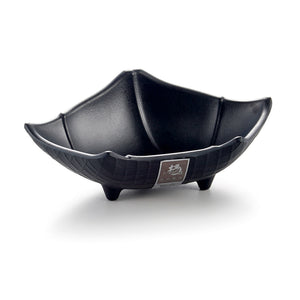 7 Inch Black Matte Pentagonal Melamine Fruit Plate YG140031MS