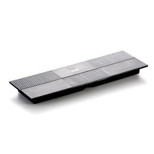 13 Inch Black Matte Rectangular Melamine Flat Plate YG140080MS