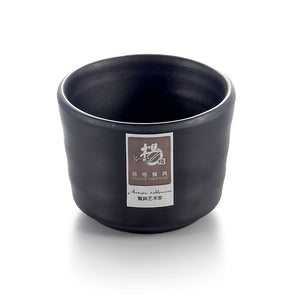 3 Inch Non Slip Black Melamine Tea Cup YG140096MS