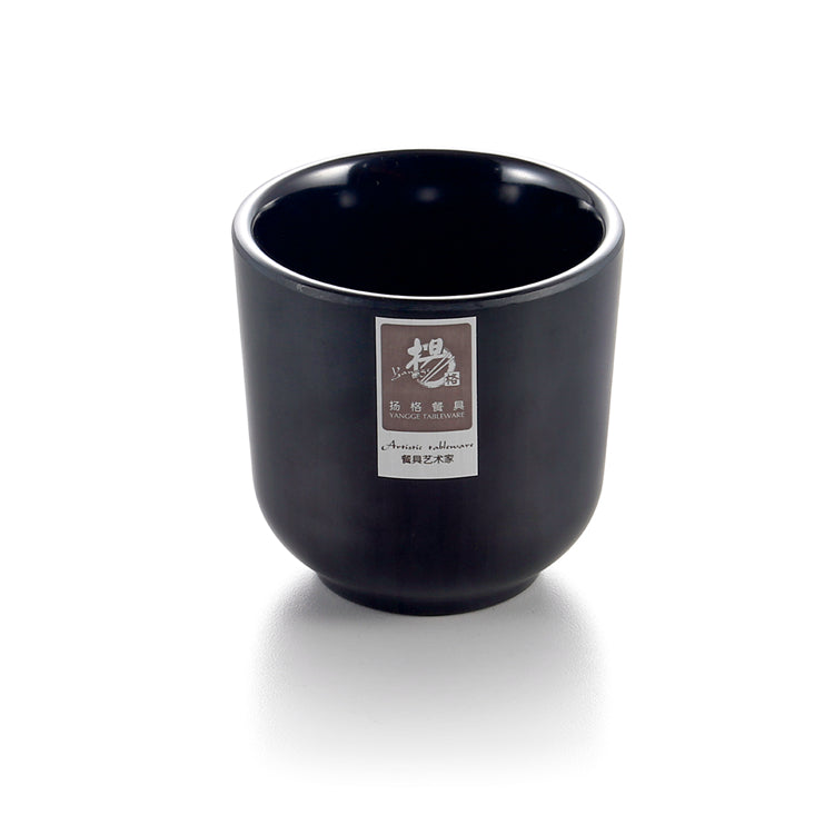 2.75 Inch Matt Finish Black Melamine Sake Cup YG140107MS
