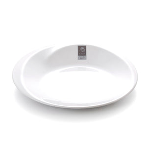 White Round Melamine Dinner Plate J214480YJC