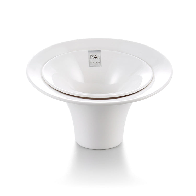 9 Inch White Melamine Tall Deep Bowls J632280YJC