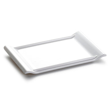 9.8 Inch White Rectangular Melamine Dinner Plate JMC090YJC