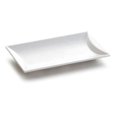 8.1 Inch White Rectangular Melamine Dinner Plate JMC106YJC