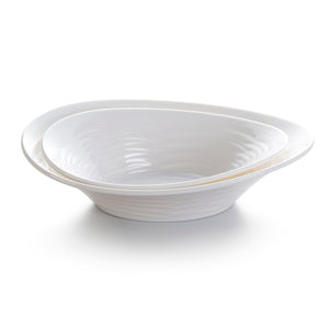 13 Inch White Melamine Irregular Bowls JMC134YJC
