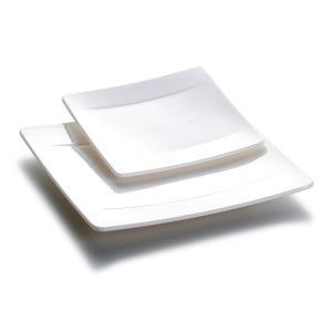 10.5 Inch White Melamine Square Plates JMC147YJC