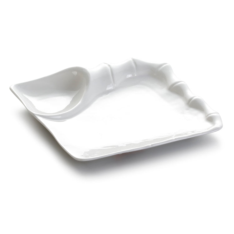 8.4 Inch White Melamine Divided Plate JMC159YJC