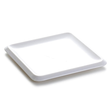 7.9 Inch White Square Melamine Hotel Plate JMC220YJC