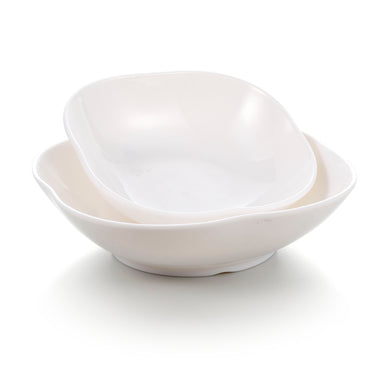 8.1 Inch White Square Melamine Restaurant Plates JMC228YJC