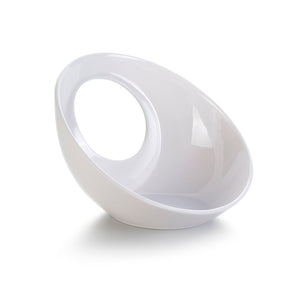 7.8 Inch White Melamine Irregular Bowl JMC231YJC