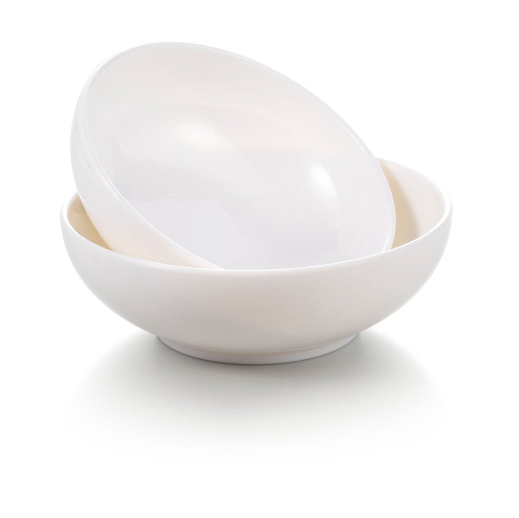 8 Inch White Melamine Round Bowls JMC256YJC