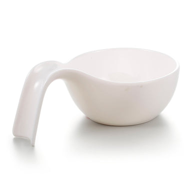 8.7 Inch White Melamine Bowl With Handle JMC274YJC
