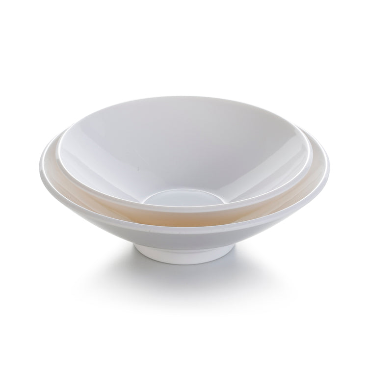 8.5 Inch White Melamine Round Plates YJ012JM17012YJC