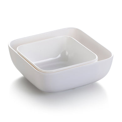 6.5 Inch White Melamine Square Bowls YJ023JM17023YJC