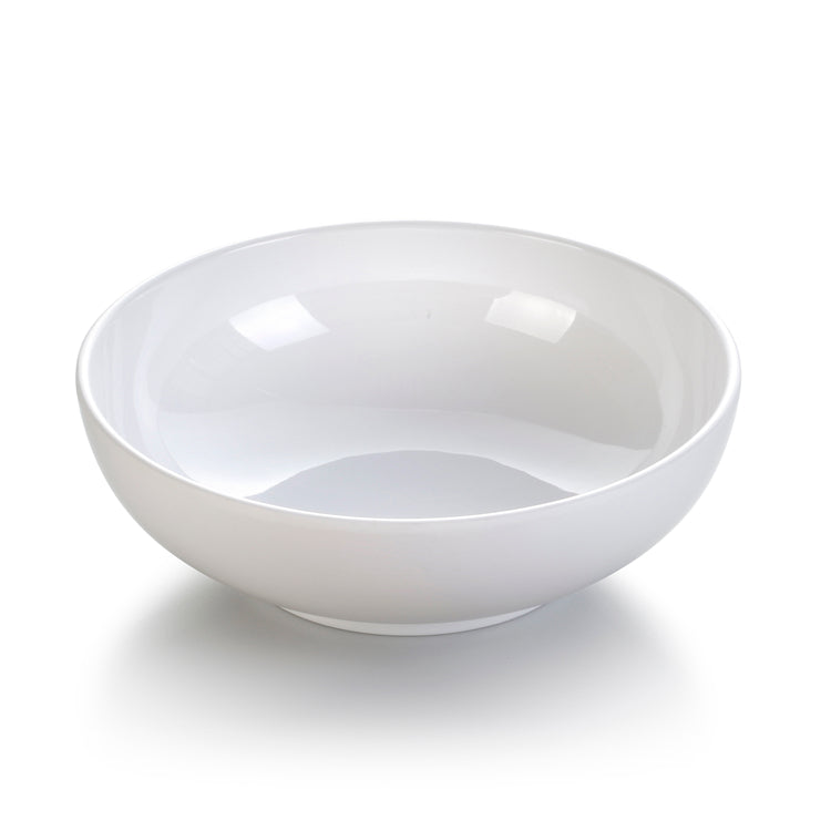 9 Inch White Melamine Round Bowl YJ026JM17026YJC