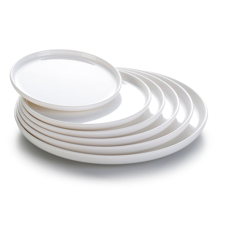 7 Inch White Round Melamine Charger Plates YJ031YJC