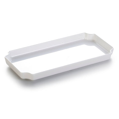 12 Inch White Rectangular Melamine Buffet Plate YJ071YJC