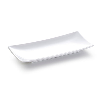 12 Inch White Rectangular Melamine Fruit Plate YJ073YJC