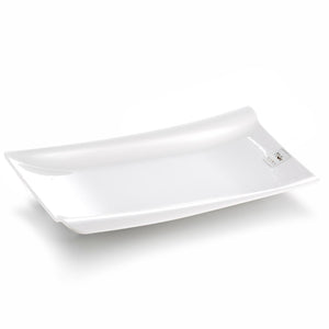 12 Inch White Melamine Rectangular Plate YJ2018J411731YJC