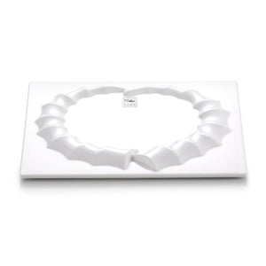 10.5 Inch White Retangular Melamine Steak Plate YJ2021J412210YJC