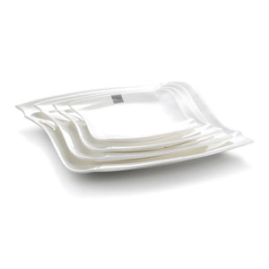 12.5 Inch White Square Melamine Dinner Plates YJ2029J416861YJC