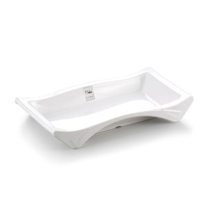 12 Inch White Irregular Melamine Soup Plate YJ2032J422100YJC