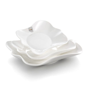 12.5 Inch White Irregular Melamine Soup Plates YJ2033J426650YJC
