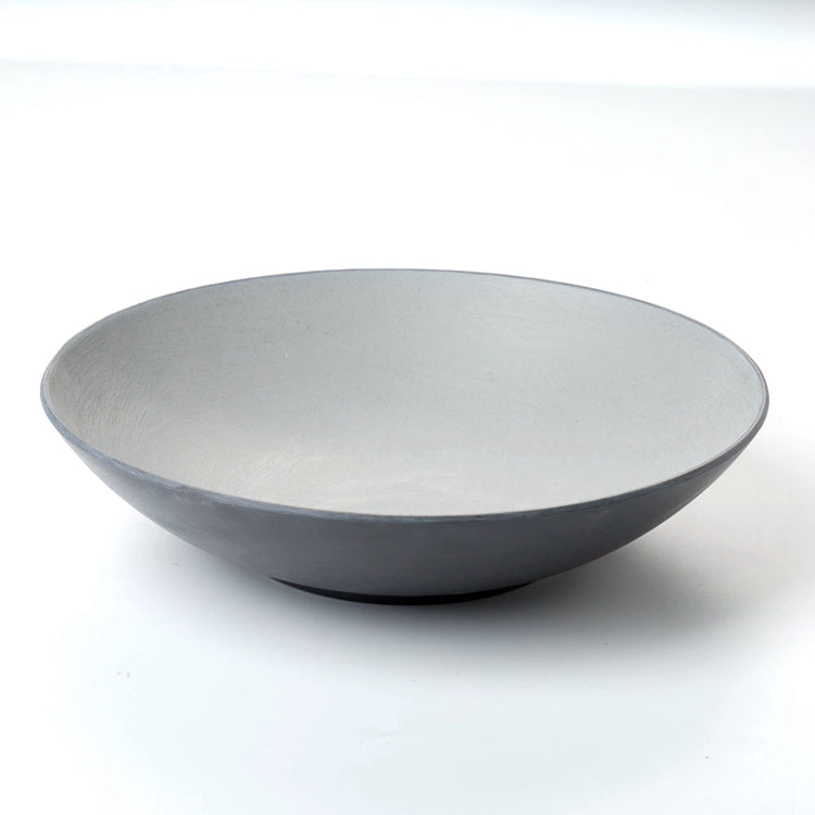 9.5 Inch Grey Round Restaurant Melamine Pasta Plate