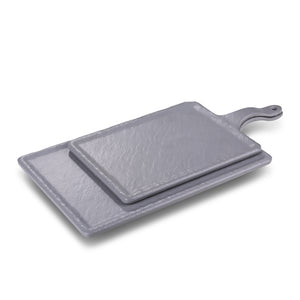 14.5 Inch Gray Matt Rectangular Melamine Plate JM16911TKHSMS