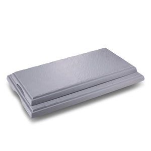 19.7 Inch Gray Matt Rectangular Melamine Sushi Plates JM16929TKHSMS