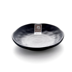 5.5 Inch Black Matt Melamine Round Plate YG140023TKHSMS