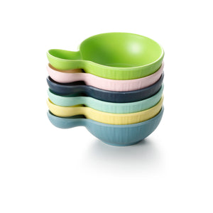 5.5 Inch Colorful Melamine Sauce Dish With Handle ZT029FSMS