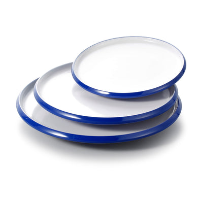 8.3 Inch Blue and White Melamine Plate Set 25001SLBSS